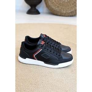 Konfores 1396-27799 Anatomik Taban Sneakers Ayakkabı - NKT01396-siyah beyaz-40