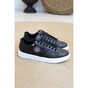 Konfores 1413-27796 Anatomik Taban Sneakers Ayakkabı - NKT01413-siyah beyaz-41