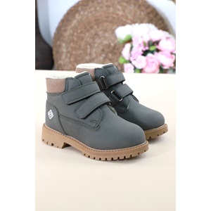 Kidessa 1450 Anatomik Tabanlı Çocuk Bantlı Spor Bot - NKT01450-haki-26