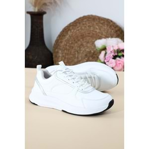 Konfores 1454-27782 Anatomik Taban Sneakers Ayakkabı - NKT01454-BEYAZ-38