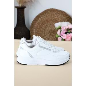 Konfores 1454-27782 Anatomik Taban Sneakers Ayakkabı - NKT01454-BEYAZ-38