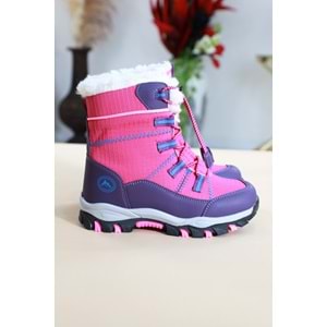 Kidessa 1475 Anatomik Tabanlı Çocuk Kar Botu - NKT01475-fuşya-32