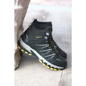 Konfores 1480 Anatomik Taban Waterproof Trekking Spor Bot - NKT01480-siyah sarı-45