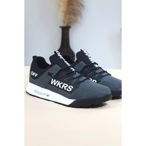 Konfores 1484 Anatomik Tabanlı Unisex Sneakers Ayakkabı - NKT01484-gri-41
