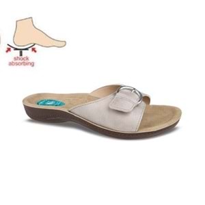 Konfores 1493-9808-19 Tam Anatomik Bayan Terlik - NKT01493-BEJ-38
