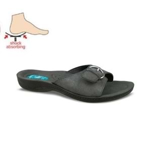 Konfores 1493-9808-19 Tam Anatomik Bayan Terlik - NKT01493-siyah-37