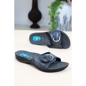 Konfores 1493-9808-19 Tam Anatomik Bayan Terlik - NKT01493-siyah-37