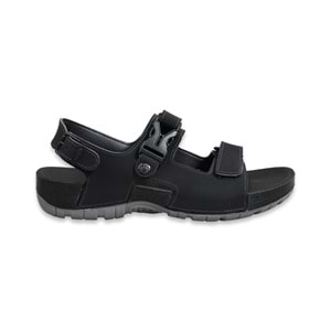 Konfores 1522-9829-2 Tam Anatomik Erkek Sandalet - NKT01522-siyah-43