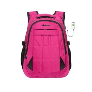 Konfores 1552-2227 Unisex Anatomik Yarasa Sırt Okul Çantası - NKT01552-PEMBE-TEK EBAT
