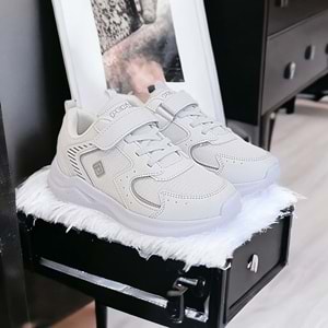 Kidessa 1565 Anatomik Taban Unisex Çocuk Sneakers Ayakkabı - NKT01565-BEYAZ-31