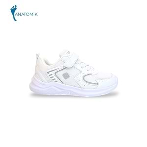 Kidessa 1565 Anatomik Taban Unisex Çocuk Sneakers Ayakkabı - NKT01565-BEYAZ-31