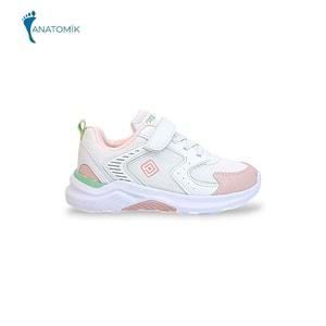 Kidessa 1565 Anatomik Taban Unisex Çocuk Sneakers Ayakkabı - NKT01565-PUDRA-31