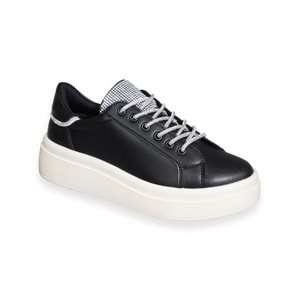 Konfores 1566-561179 Anatomik Tabanlı Sneakers Ayakkabı - NKT01566-siyah-37