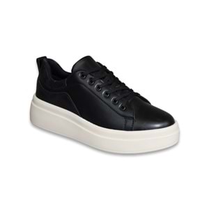 Konfores 1567-561171 Anatomik Tabanlı Sneakers Ayakkabı - NKT01567-siyah-40