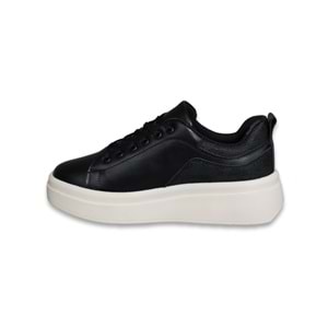 Konfores 1567-561171 Anatomik Tabanlı Sneakers Ayakkabı - NKT01567-siyah-40