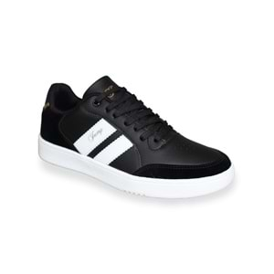 Konfores 1580-28147 Anatomik Tabanlı Unisex Sneakers Ayakkabı - NKT01580-siyah beyaz-40