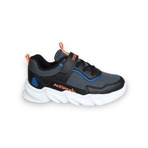 Kidessa 1594 Anatomik Taban Unisex Çocuk Sneakers Ayakkabı - NKT01594-Füme-31