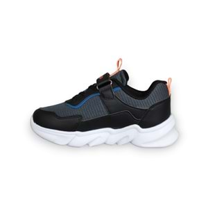 Kidessa 1594 Anatomik Taban Unisex Çocuk Sneakers Ayakkabı - NKT01594-Füme-32