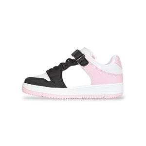Kidessa 1608 Anatomik Tabanlı Unisex Çocuk ve Genç Sneakers Ayakkabı - NKT01608-siyah pembe-32