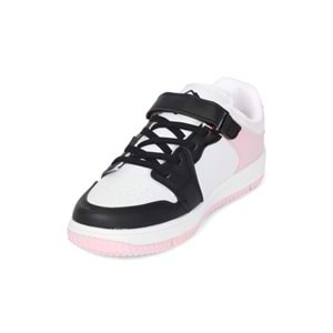 Kidessa 1608 Anatomik Tabanlı Unisex Çocuk ve Genç Sneakers Ayakkabı - NKT01608-siyah pembe-32
