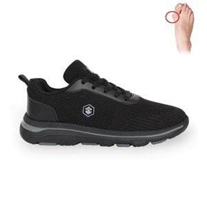 Konfores 1635-Pastel Anatomik Tabanlı Yürüyüş & Koşu Ayakkabısı - NKT01635-siyah-43
