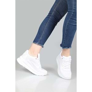 Konfores 1659 Anatomik Tabanlı Bayan Sneakers Ayakkabı - NKT01659-BEYAZ-36