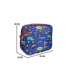 Kidessa 1671 Unisex Çocuk Beslenmeli İlkokul Çantası - NKT01671-lacivert-TEK EBAT