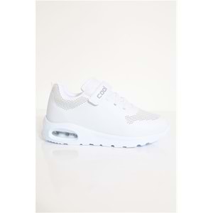 Kidessa 1676 Anatomik Air Tabanlı Unisex Çocuk Sneakers Ayakkabı - NKT01676-BEYAZ-31