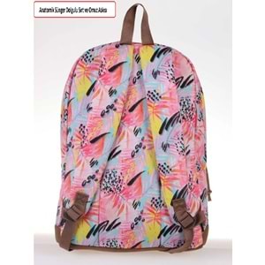 Konfores 1699-Anatomik Sırt Destekli Ortaokul Lise ve Günlük Sırt Çantası - NKT01699-PEMBE-TEK EBAT