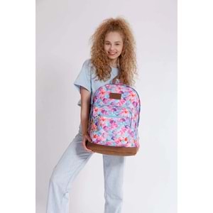 Konfores 1699-Anatomik Sırt Destekli Ortaokul Lise ve Günlük Sırt Çantası - NKT01699-turkuaz-TEK EBAT