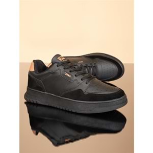 Konfores 1700-28662 Anatomik Tabanlı Günlük Sneakers Ayakkabı - NKT01700-siyah-42
