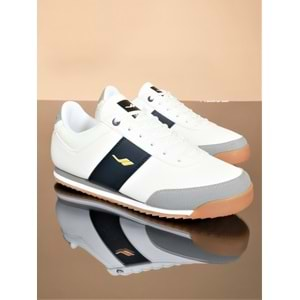 Konfores 1703-Flınt Anatomik Tabanlı Unisex Sneakers Ayakkabı - NKT01703-Beyaz Lacivert-42