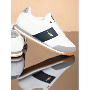 Konfores 1703-Flınt Anatomik Tabanlı Unisex Sneakers Ayakkabı - NKT01703-Beyaz Lacivert-42