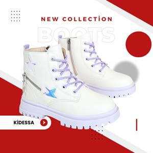 Kidessa 1733 Anatomik Tabanlı Kız Çocuk Postal Bot - NKT01733-BEJ-30