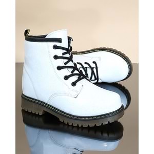 Kidessa 1734 Anatomik Tabanlı Kız Çocuk Postal Bot - NKT01734-BEYAZ-28