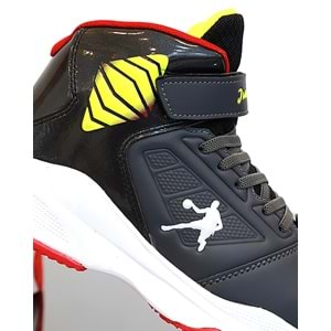 Kidessa 1755-29196 Ultra Hafif Anatomik Tabanlı Unisex Çocuk Basketbol Ayakkabısı - NKT01755-Füme-33