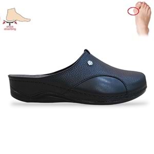 1774-9946-24 Tam Anatomik Tabanlı Kadın Günlük Terlik - NKT01774-siyah-37
