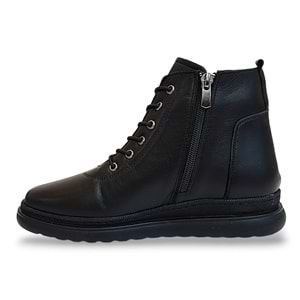 Konfores 1781-394145 Hakiki Deri Anatomik Tabanlı Kadın Anne Bot - NKT01781-siyah-40