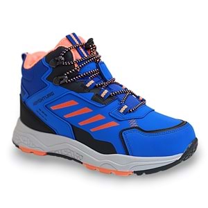 Kidessa 1783 Anatomik Tabanlı Lastik Bağcıklı Çocuk Trekking Spor Bot - NKT01783-sax mavi-32