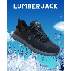 Lumberjack 1800-Wılmore Anatomik Tabanlı Waterproof Trekking Yürüyüş & Koşu Ayakkabısı - NKT01800-siyah gri-40