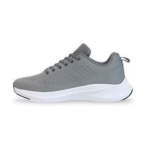 Jump 1810-29537 Anatomik Tabanlı Triko Kumaş Sneakers Ayakkabı - NKT01810-gri-40