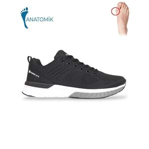 1824-Manaus Anatomik Tabanlı Unisex Sneakers Ayakkabı - NKT01824-siyah beyaz-42