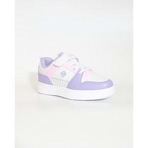 Kidessa 1825 Anatomik Tabanlı Unisex Çocuk Günlük Spor Ayakkabı - NKT01825-Beyaz Lila-29