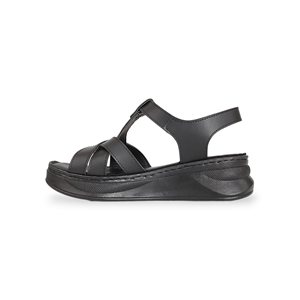 Konfores 1895-492090 Tam Anatomik Tabanlı Kadın Sandalet - NKT01895-siyah-40