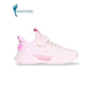 Lescon 1897-Lago Anatomik Tabanlı Unisex Çocuk Günlük Spor Ayakkabı - NKT01897-PUDRA-30