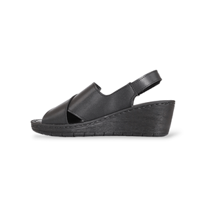 Konfores 1911-390240 Tam Anatomik Tabanlı Kadın Sandalet - NKT01911-siyah-40