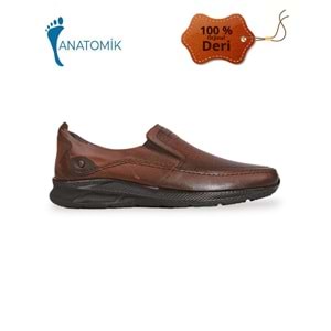 Konfores 1920-532133 Hakiki Deri Anatomik Tabanlı Erkek Günlük Ayakkabı - NKT01920-TABA-40