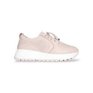Konfores 1921-346538 Hakiki Deri Anatomik Tabanlı Kadın Sneakers Ayakkabı - NKT01921-BEJ-40