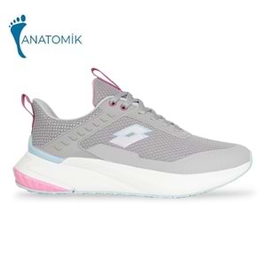 Lotto 1961-Rıley Anatomik Kalın Tabanlı Kadın Yürüyüş & Koşu Ayakkabısı - NKT01961-gri-36