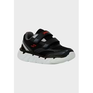 Jump 1976-30002 Anatomik Tabanlı Unisex Çocuk Günlük Spor Ayakkabı - NKT01976-siyah beyaz-28